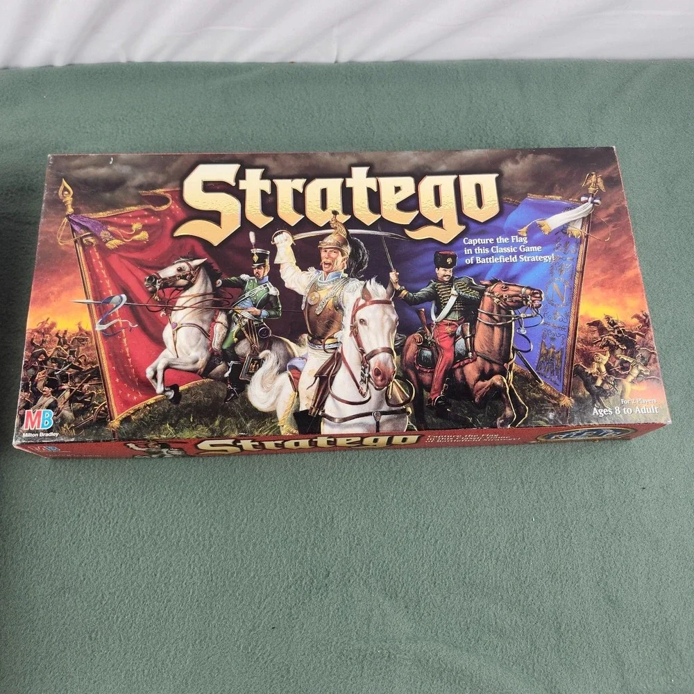 VINTAGE Stratego COMPLETE Milton Bradley 1996 Strategy War Spy Classic Battle